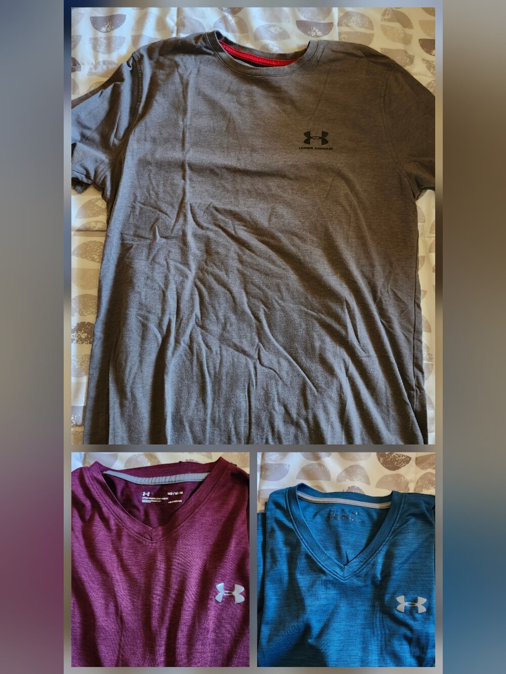 3 Men's Under Armor T-shirts